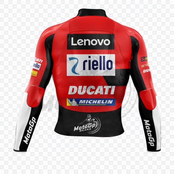 Francesco Bagnaia Ducati Motorrad Lederjacke – 2022 MotoGP Edition