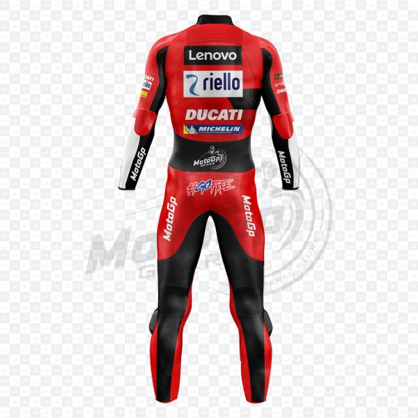 Combinaison Moto Ducati Francesco Bagnaia en Cuir