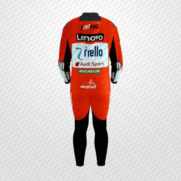 Combinaison en Cuir Francesco Bagnaia Ducati Lenovo – Édition 2024