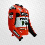 Chaqueta de Cuero Francesco Bagnaia Ducati Lenovo Racing – Edición 2024