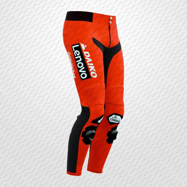 Pantalones de Carrera Francesco Bagnaia Ducati Lenovo – Cuero Premium Certificado CE