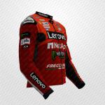 Francesco Bagnaia 2025 Lenovo Ducati MotoGP Leder-Rennjacke – Premium CE-zertifiziert