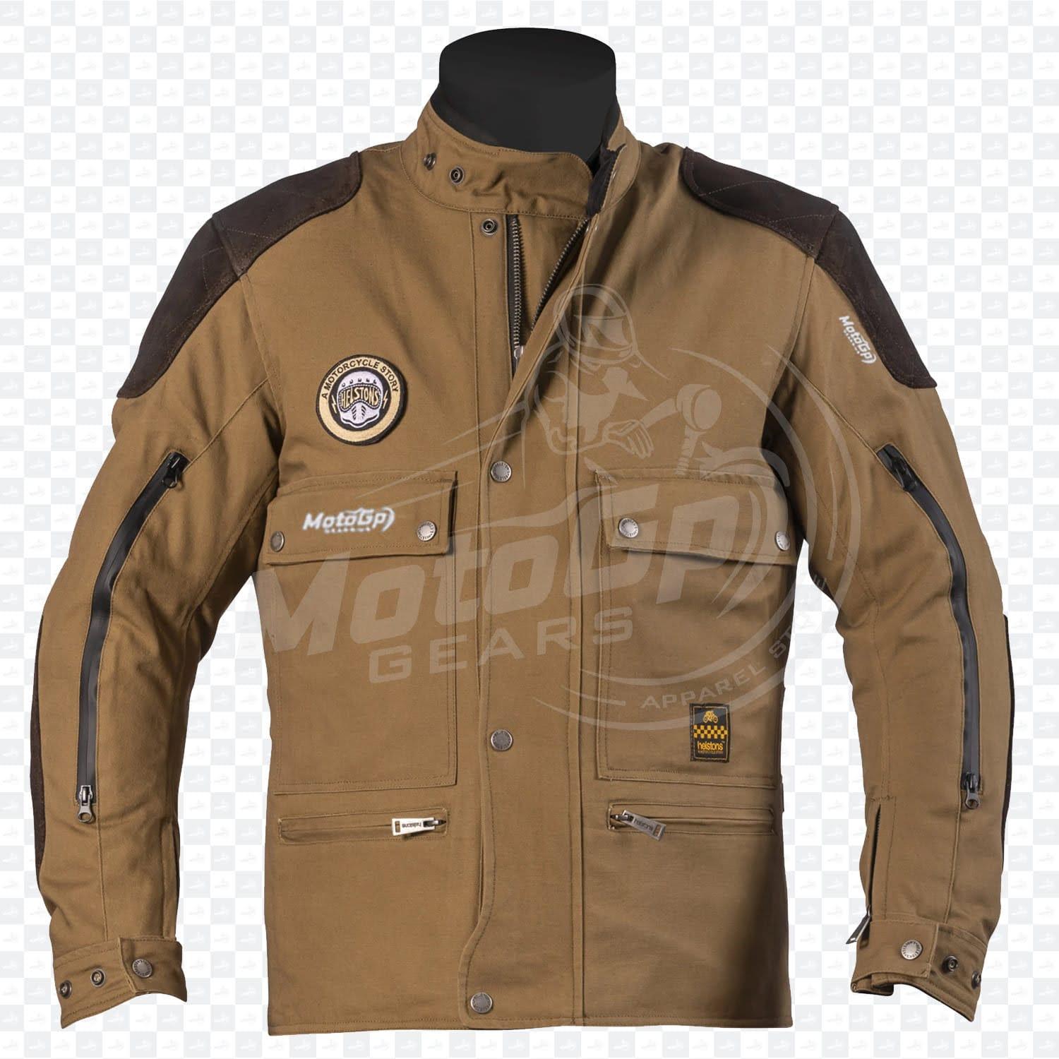 Lumen Sync Braune Textil-Rennjacke – Stilvoll & Langlebig