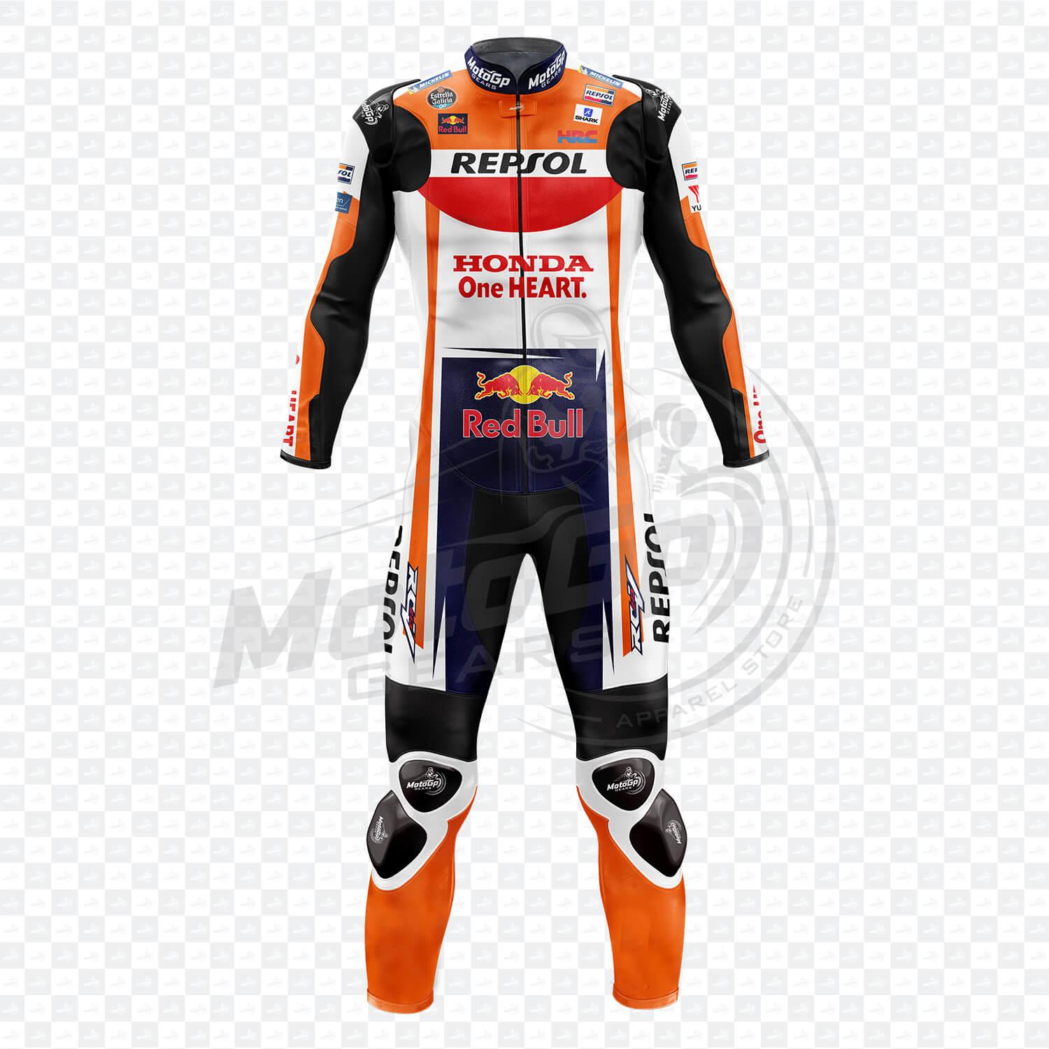 Traje de Moto de Cuero Honda Dani Pedrosa 2018 Repsol