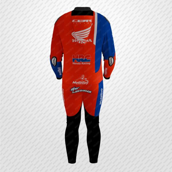 Combinaison en Cuir Iker Lecuona Honda SBK 2025 – Édition Premium Certifiée CE
