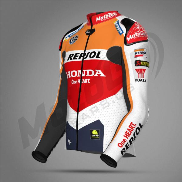 Honda Repsol New 2024 Motorcycle Racing Leather Jacket