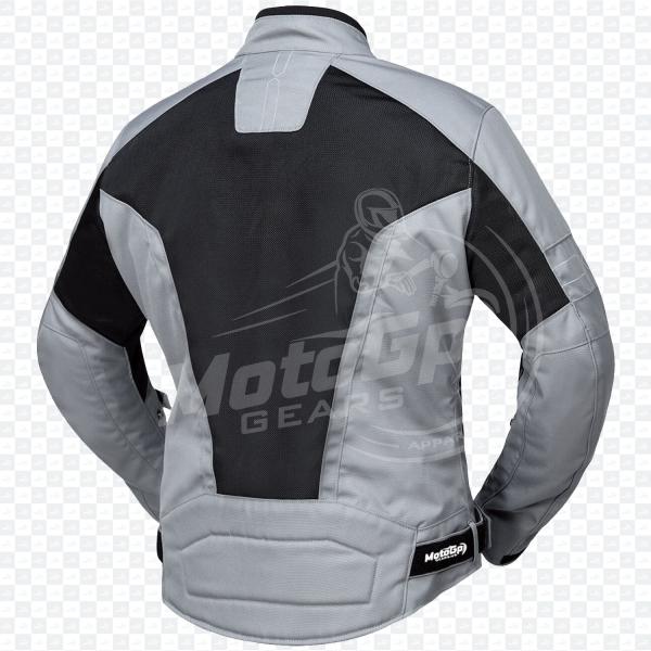Zenith Flux Black & Gray Textile Racing Jacket