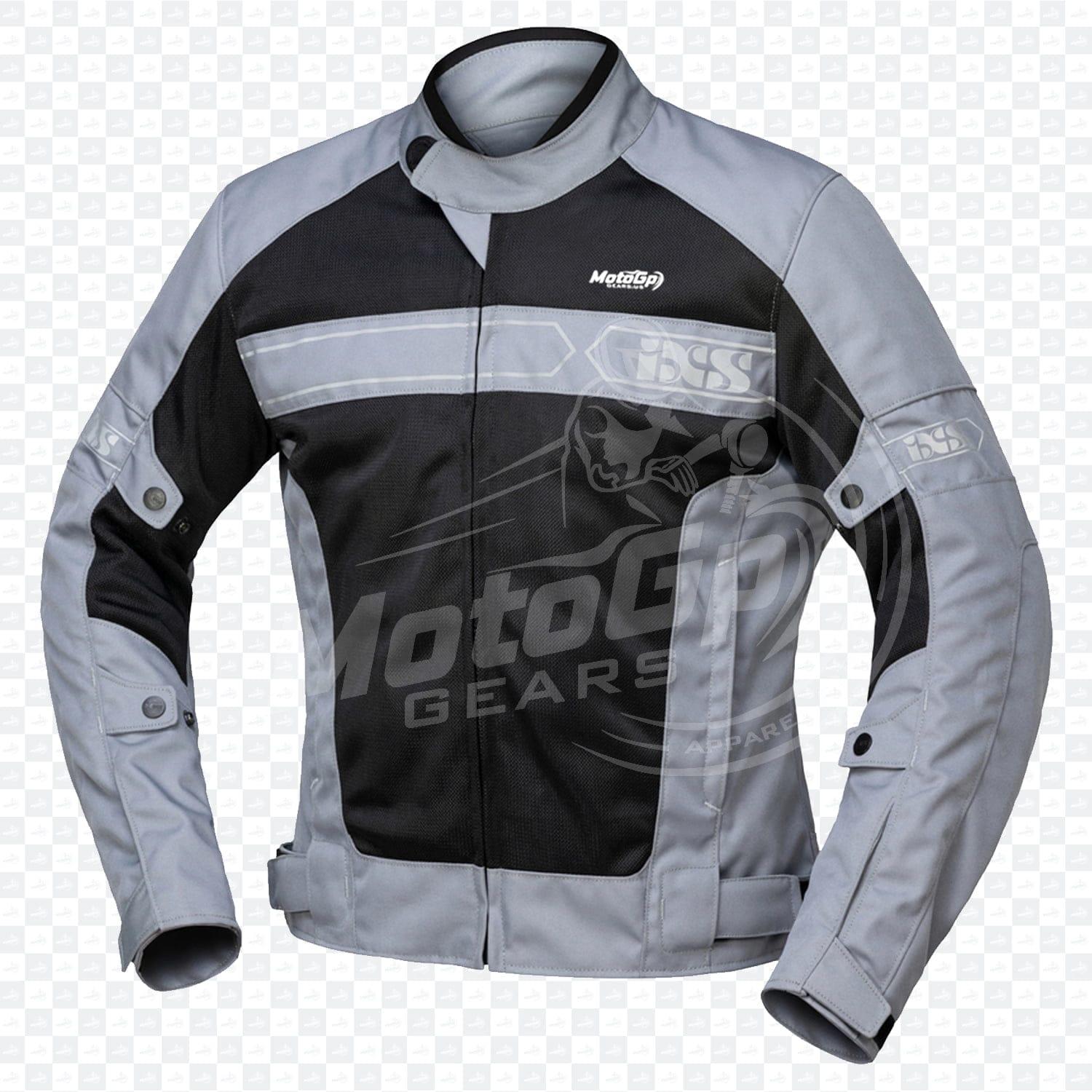 Zenith Flux Black & Gray Textile Racing Jacket