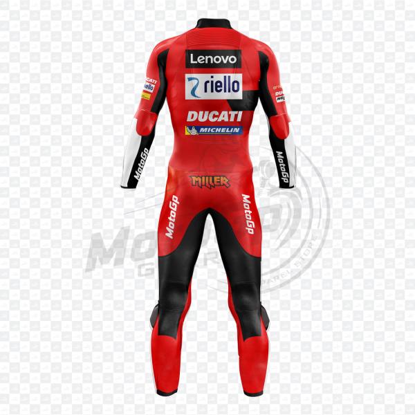 Jack Miller Ducati Motorcycle Red Leather Suit