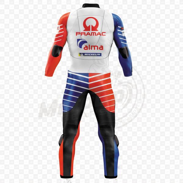 Tuta Moto Ducati Jack Miller 2019 in Pelle da Gara