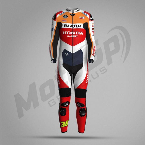 Combinaison en Cuir Joan Mir 2024 Repsol Honda – MotoGP Edition