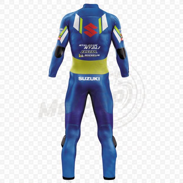 Combinaison MotoGP Suzuki Joan Mir 2019 Une Pièce en Cuir
