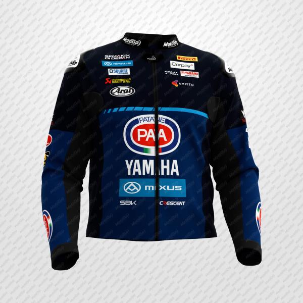 Jonathan Rea Yamaha SBK 2025 MotoGP Leather Racing Suit – Professional Grade Motorcycle Gear