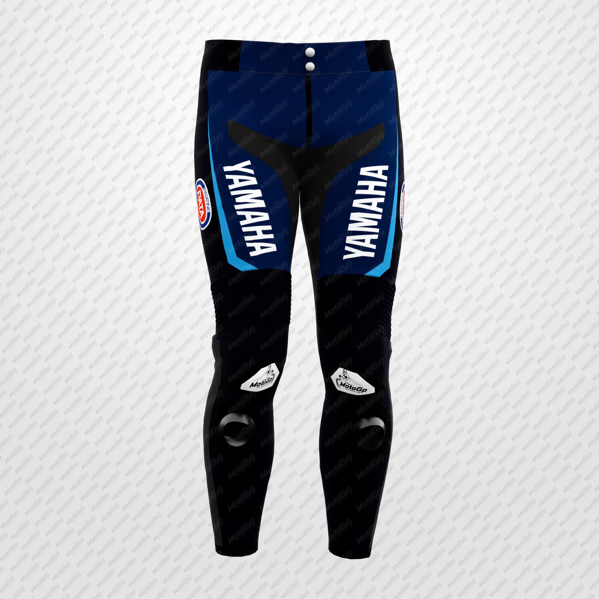 Jonathan Rea Yamaha SBK 2025 MotoGP Leather Pant – Professional Racing Performance Gear