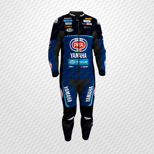 Jonathan Rea Yamaha SBK 2025 MotoGP Leather Racing Suit – Professional Grade Motorcycle Gear