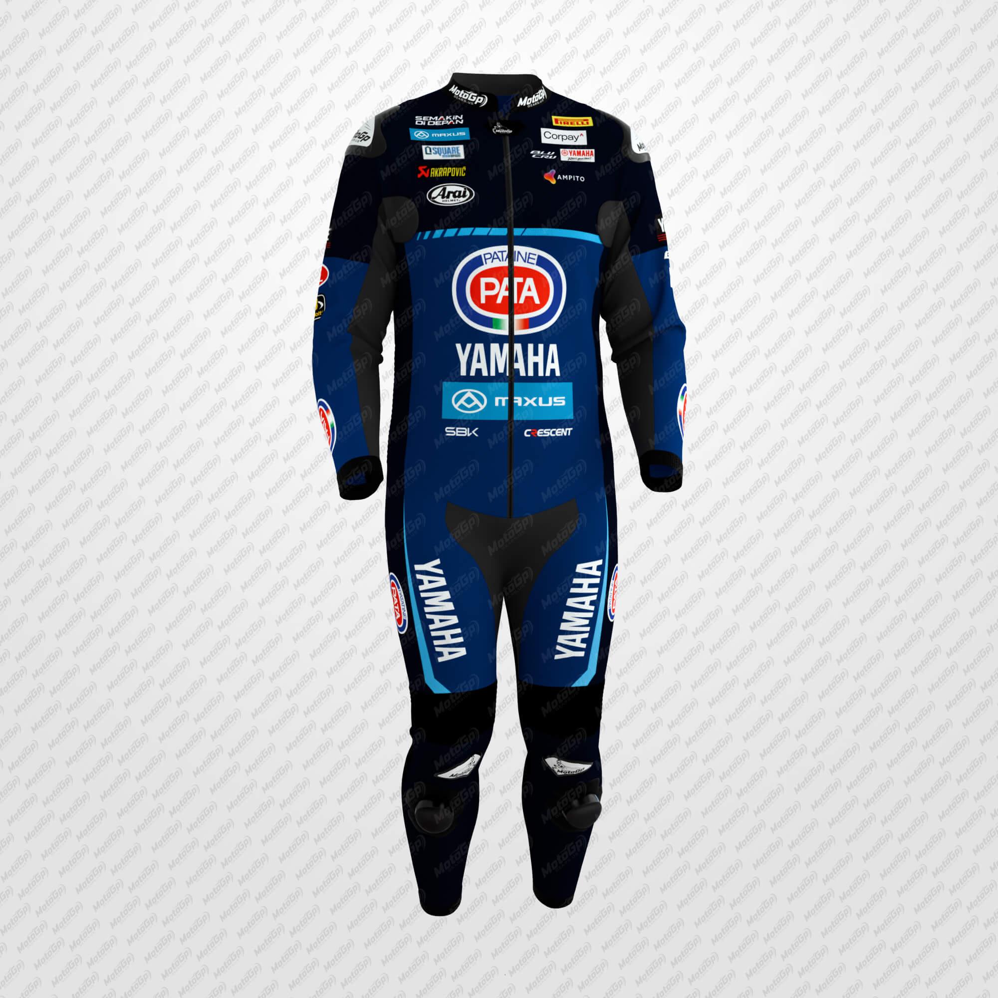 Jonathan Rea Yamaha SBK 2025 MotoGP Leather Racing Suit – Professional Grade Motorcycle Gear