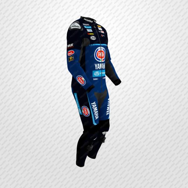 Jonathan Rea Yamaha SBK 2025 MotoGP Leather Racing Suit – Professional Grade Motorcycle Gear