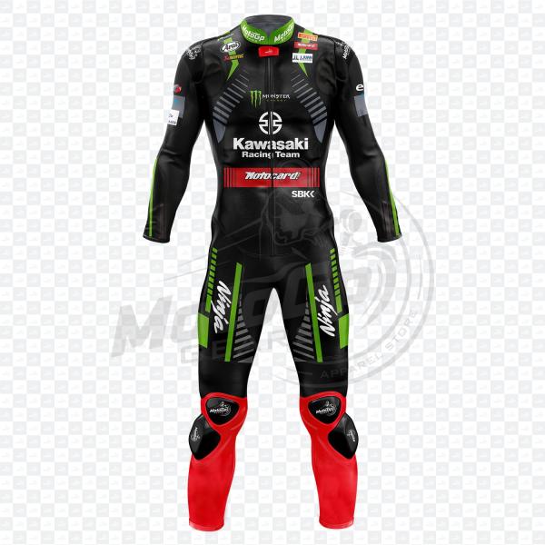 Combinaison Moto en Cuir Kawasaki Jonathan Rea 2018