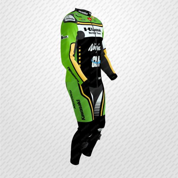 Traje de Cuero Garrett Gerloff Kawasaki – SBK 2025 Edition