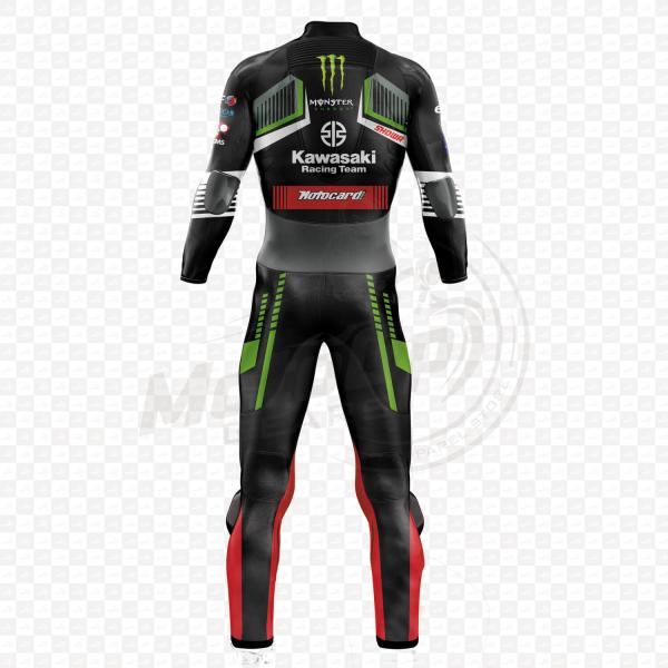 Tuta Moto Kawasaki Jonathan Rea 2019 Monopezzo o Due Pezzi in Pelle