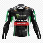Kawasaki Tom Sykes 2015 MotoGP Lederjacke