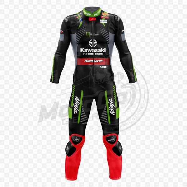 Combinaison Moto en Cuir Kawasaki Tom Sykes 2018