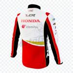 LCR Honda Team 2023 Rot & Weiß Kapuzenjacke mit Reißverschluss – Premium Komfort