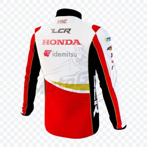 LCR Honda Team 2023 Rot & Weiß Kapuzenjacke mit Reißverschluss – Premium Komfort
