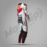 Combinaison de Course Luca Marini Honda Repsol 2024 – Cuir MotoGP