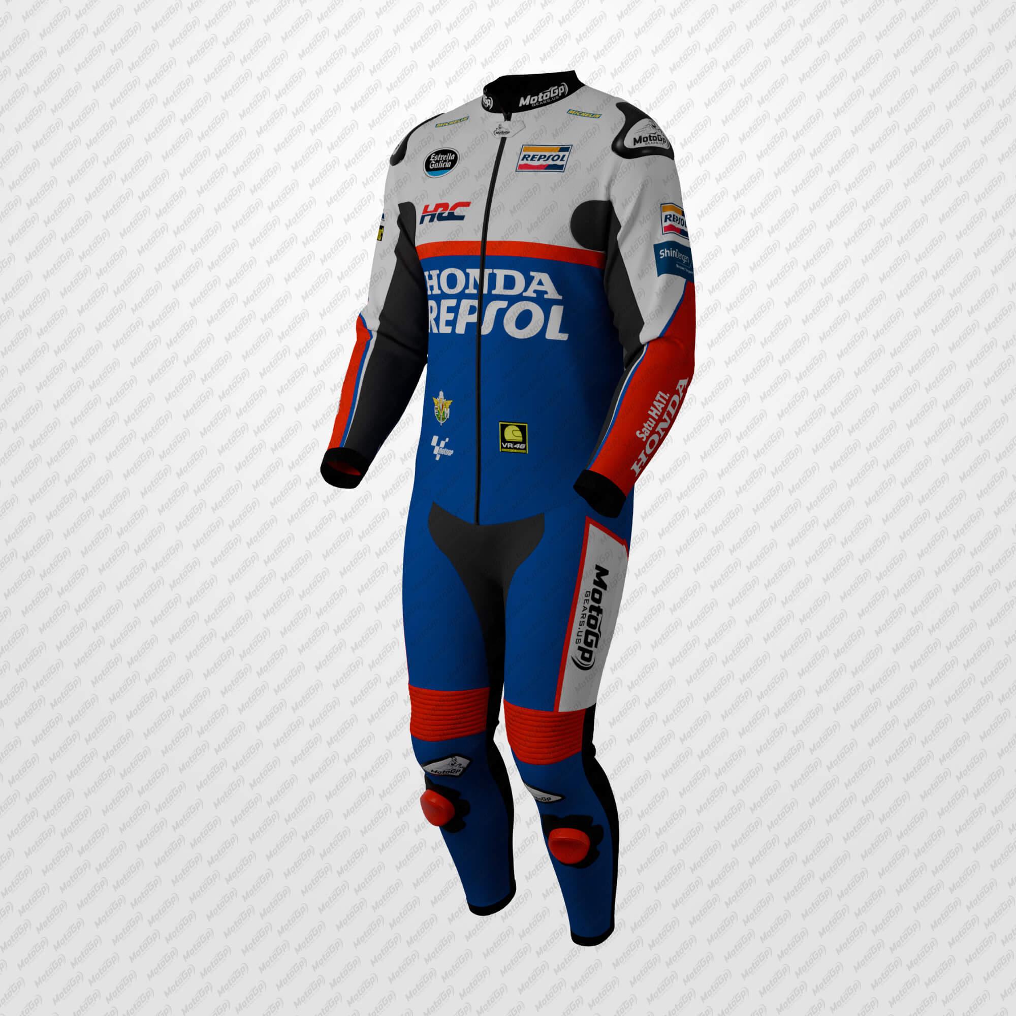 Luca Marini Honda Repsol Racing Suit – Top Grade Genuine Leather