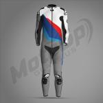 BMW M Pro Race Comp Racing Suit 2024 - White/Grey