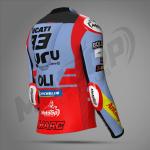Veste de Course Marc Marquez Ducati Gresini 2024 – Cuir MotoGP