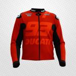Giacca in Pelle Rossa Marc Marquez Ducati 93 – Edizione Personalizzata