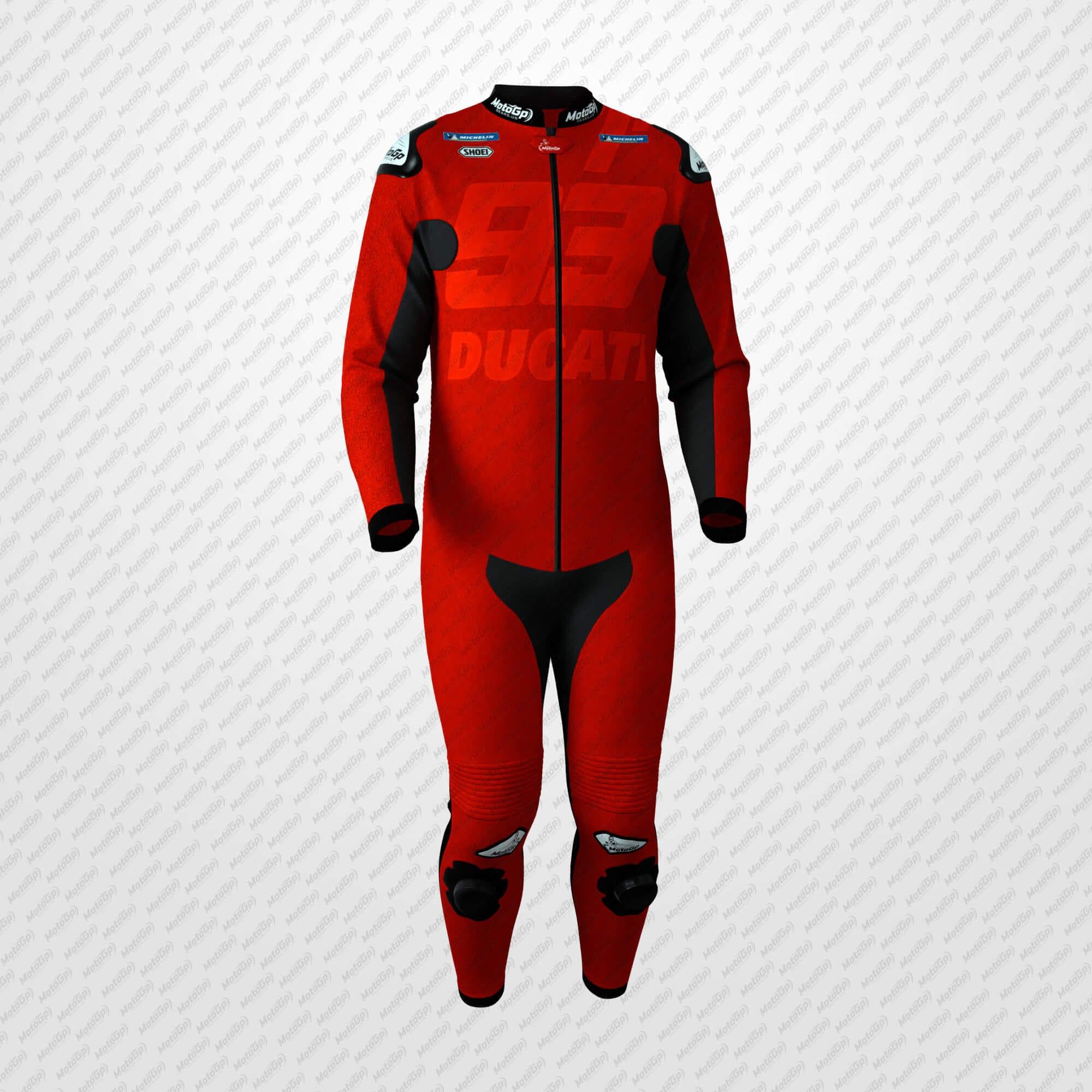 Combinaison en Cuir Marc Marquez Ducati 93 – Nouvelle Édition