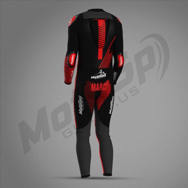 Marc Marquez MotoGP 2024 Leder-Rennanzug – CE-zertifizierter Schutz