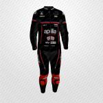 Combinaison de Course Marco Bezzecchi Aprilia MotoGP 2025 – Cuir Premium Certifié CE
