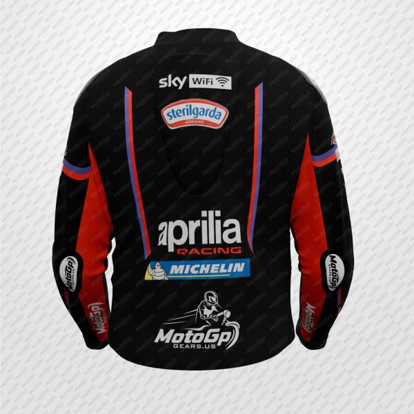 Marco Bezzecchi 2025 Aprilia MotoGP Racing Jacket