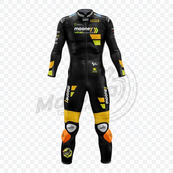 Marco Bezzecchi Mooney VR46 MotoGP 2023 Rennlederanzug – MotoGP Gears USA
