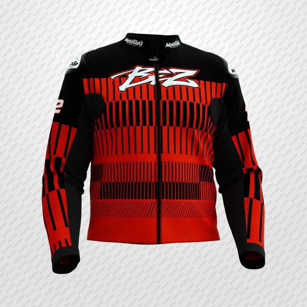 Combinaison en Cuir Moto Marco Bezzecchi – Réplique MotoGP | Sur Mesure