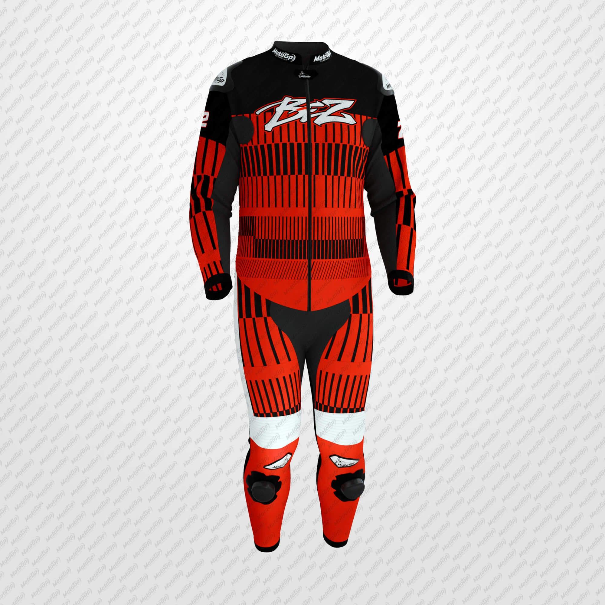 Combinaison en Cuir Moto Marco Bezzecchi – Réplique MotoGP | Sur Mesure