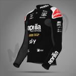 Giacca da Corsa Maverick Viñales Moto 2024 Aprilia – Pelle MotoGP