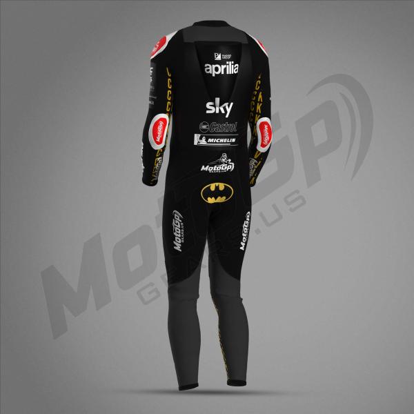 Maverick Vinales Winter Test 2024 Aprilia Racing Suit