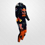 Combinaison en Cuir Maverick Viñales KTM Red Bull 2025 – Édition Premium Certifiée CE