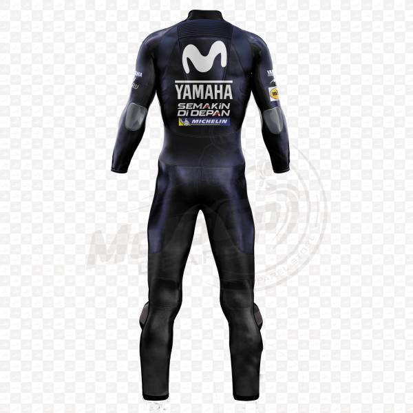 Yamaha Maverick Vinales Genuine leather Motorcycle Suit