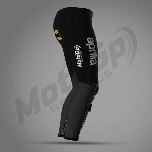 Maverick Viñales 2024 Aprilia Leder Goldhose – CE-zertifizierter Rennschutz