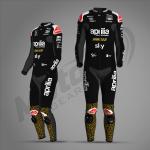 Maverick Vinales Winter Test 2024 Aprilia Racing Suit