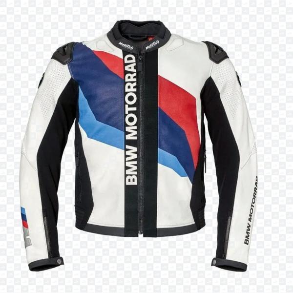 BMW-Motorrad Downforce White Leather Jacket