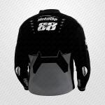Giacca da Moto in Pelle Nera Miguel Oliveira 2024 Track