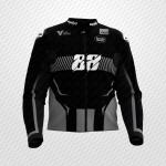 Giacca da Moto in Pelle Nera Miguel Oliveira 2024 Track