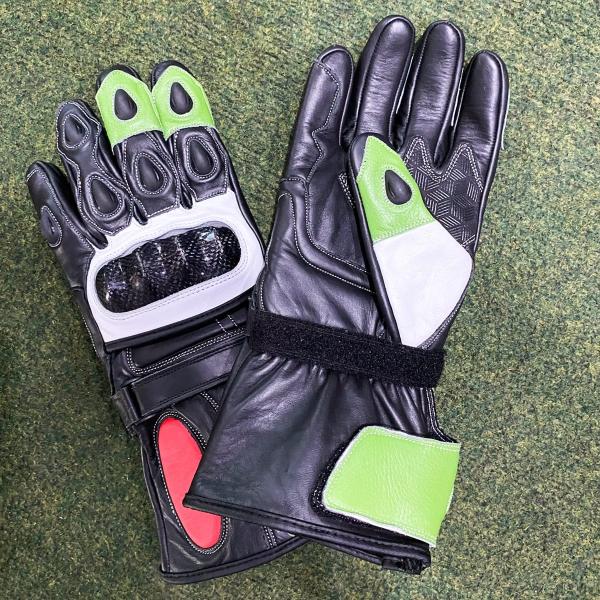 Motorrad-Rennschutzhandschuhe – Rindsleder